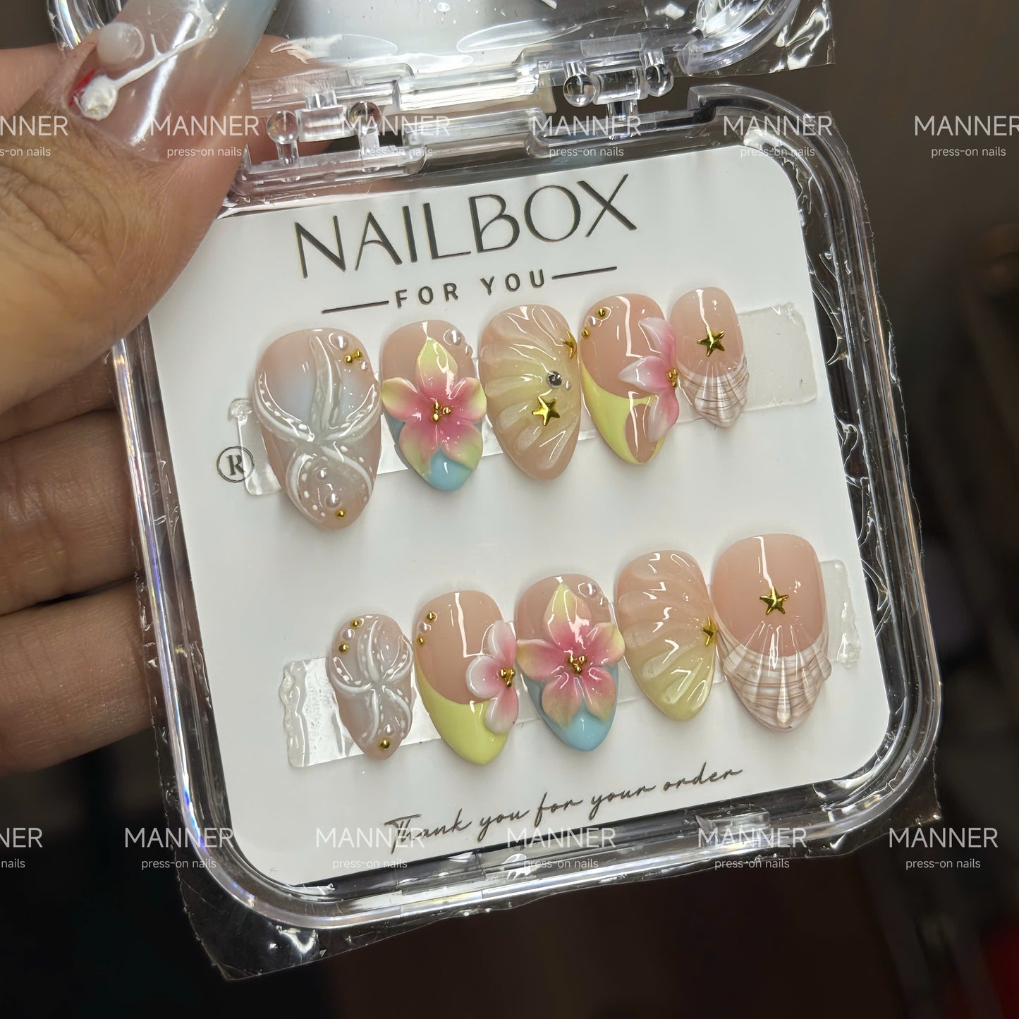 Seabloom Reverie Handmade Press-On Nails