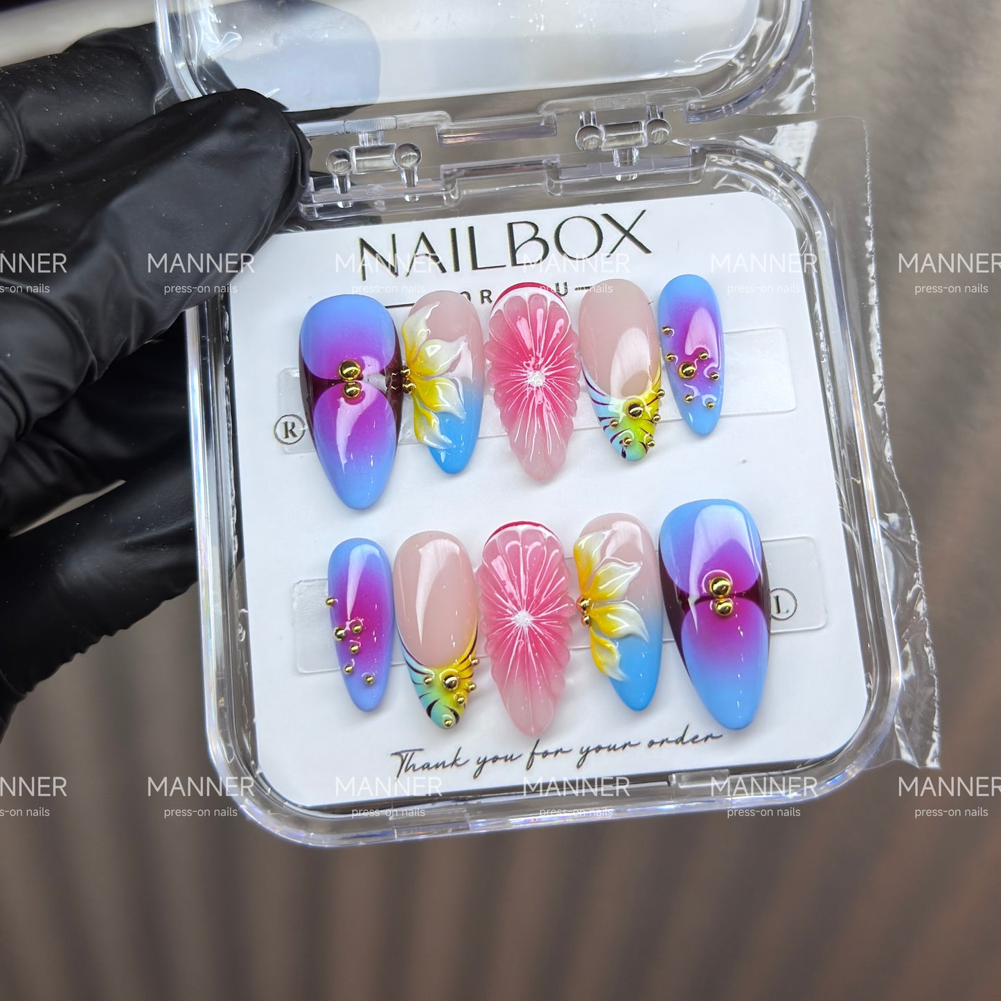 Petal Spectrum Handmade Press-On Nails