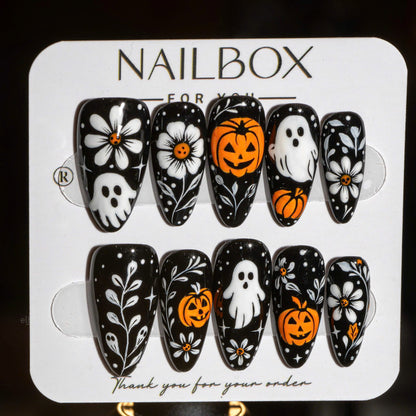 Midnight Harvest Handmade Press-On Nails