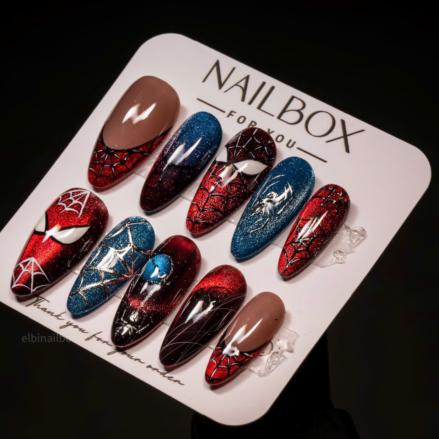 Spider-Man Brand New Day Handmade Press-On Nails
