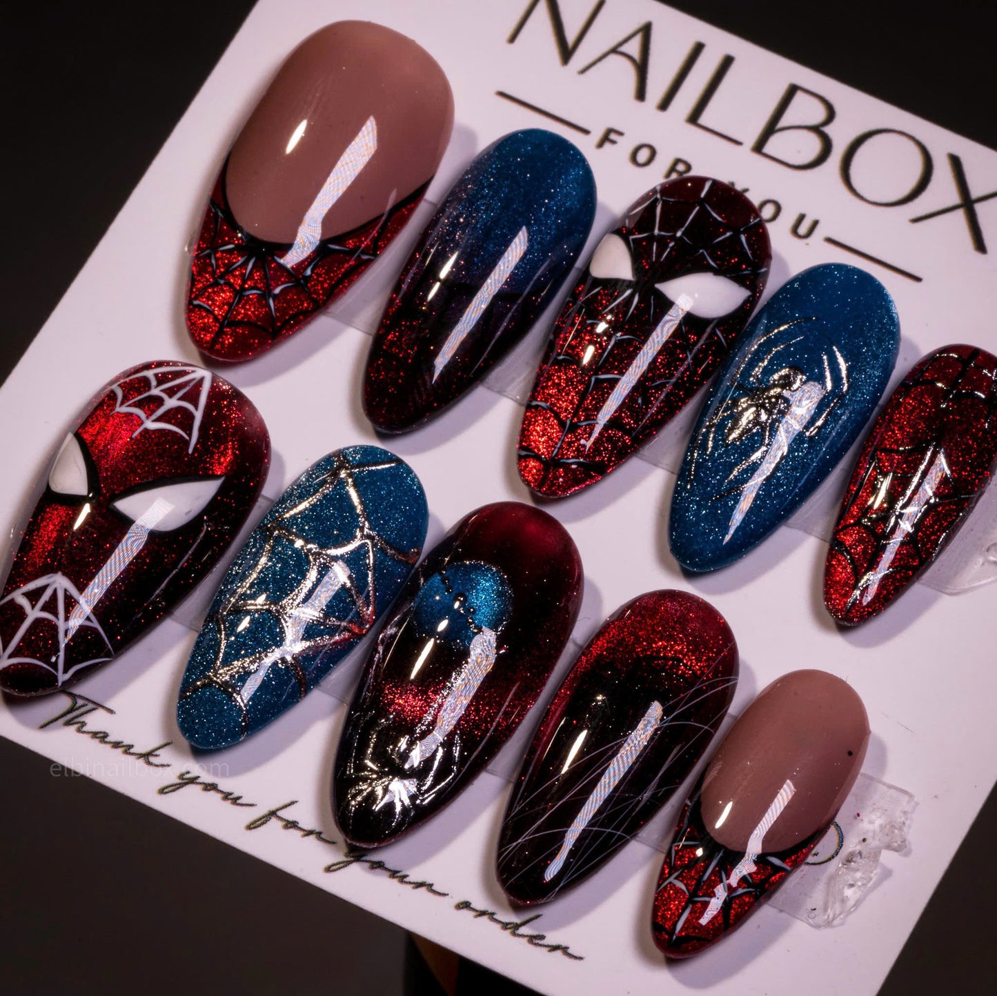 Spider-Man Brand New Day Handmade Press-On Nails