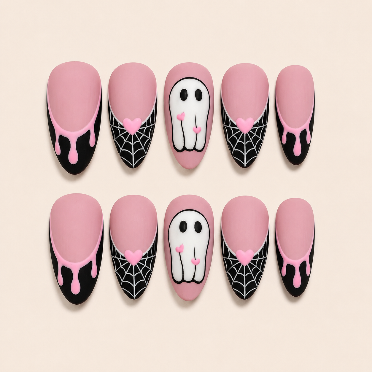 Pink Specter Handmade Press-On Nails