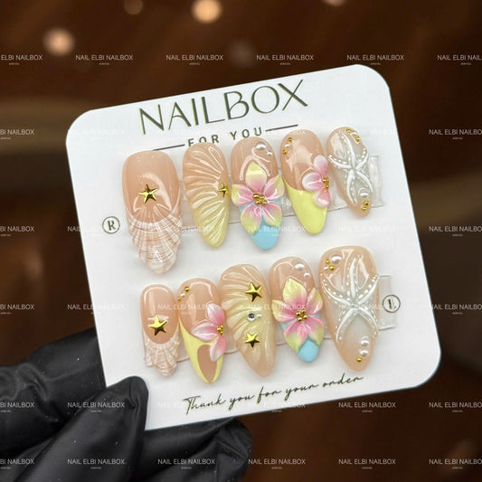 Dune Petal Handmade Press-On Nails