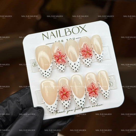 Poppy Dots Handmade Press-On Nails
