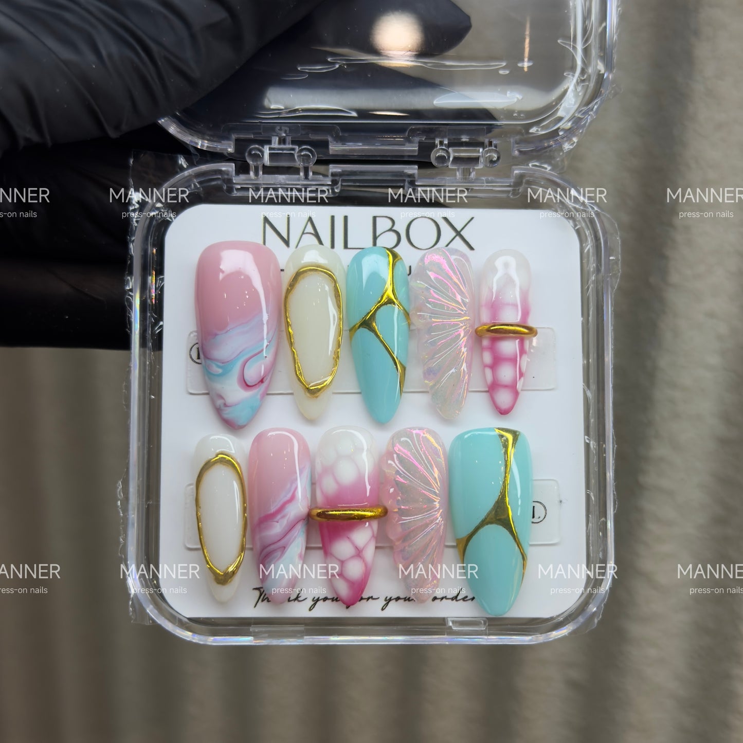 Opaline Garden Handmade Press-On Nails