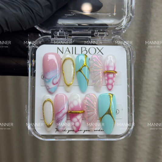 Opaline Garden Handmade Press-On Nails