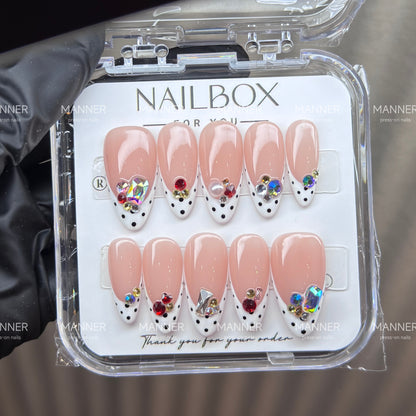 Polished Confetti Handmade Press-On Nails