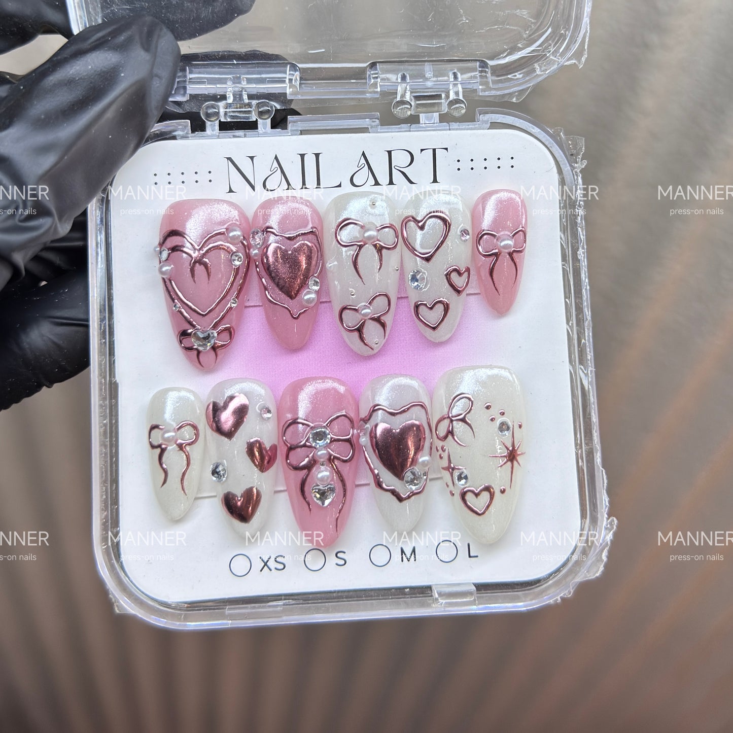 Blush Keepsake Handmade Press-On Nails
