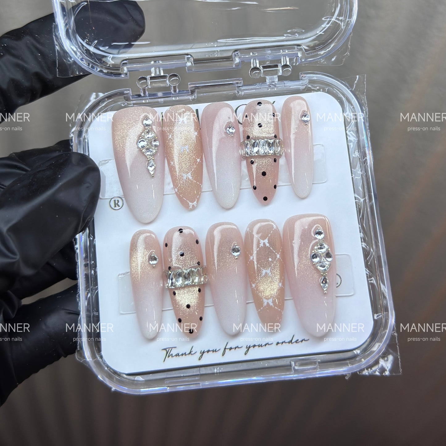 Celestial Whisper Handmade Press-On Nails