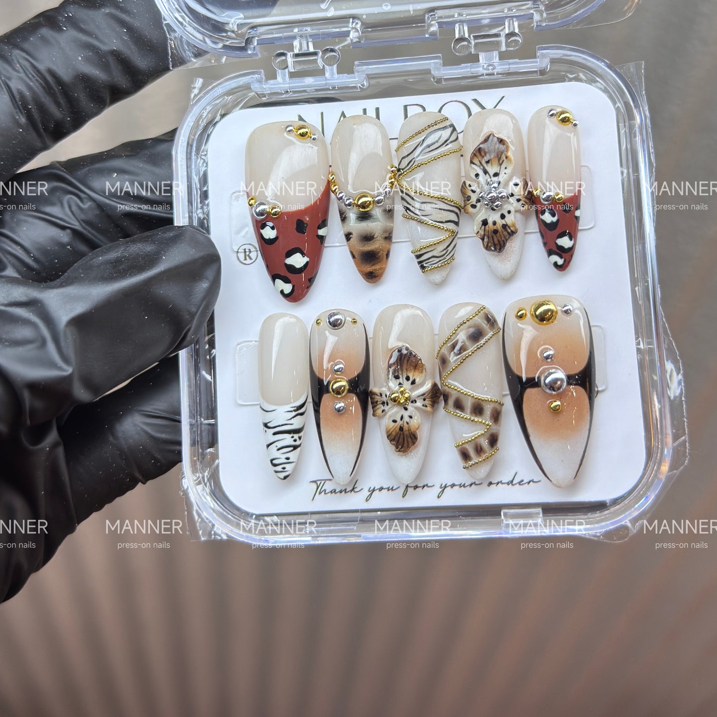 Savanna Reverie Handmade Press-On Nails