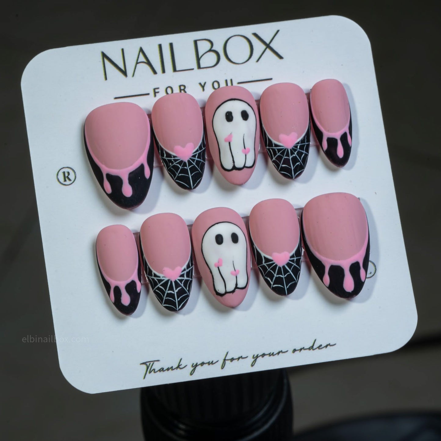Pink Specter Handmade Press-On Nails